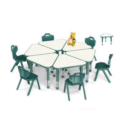 Wholesale Makeshift Children Room Furniture Triangle Table and chairs